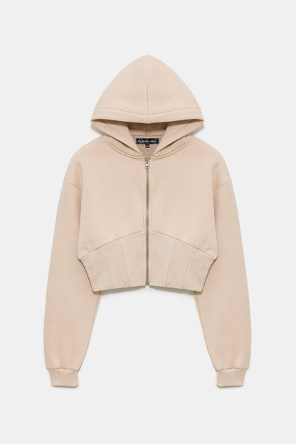 Kapuzenpullover mit Reißverschluss