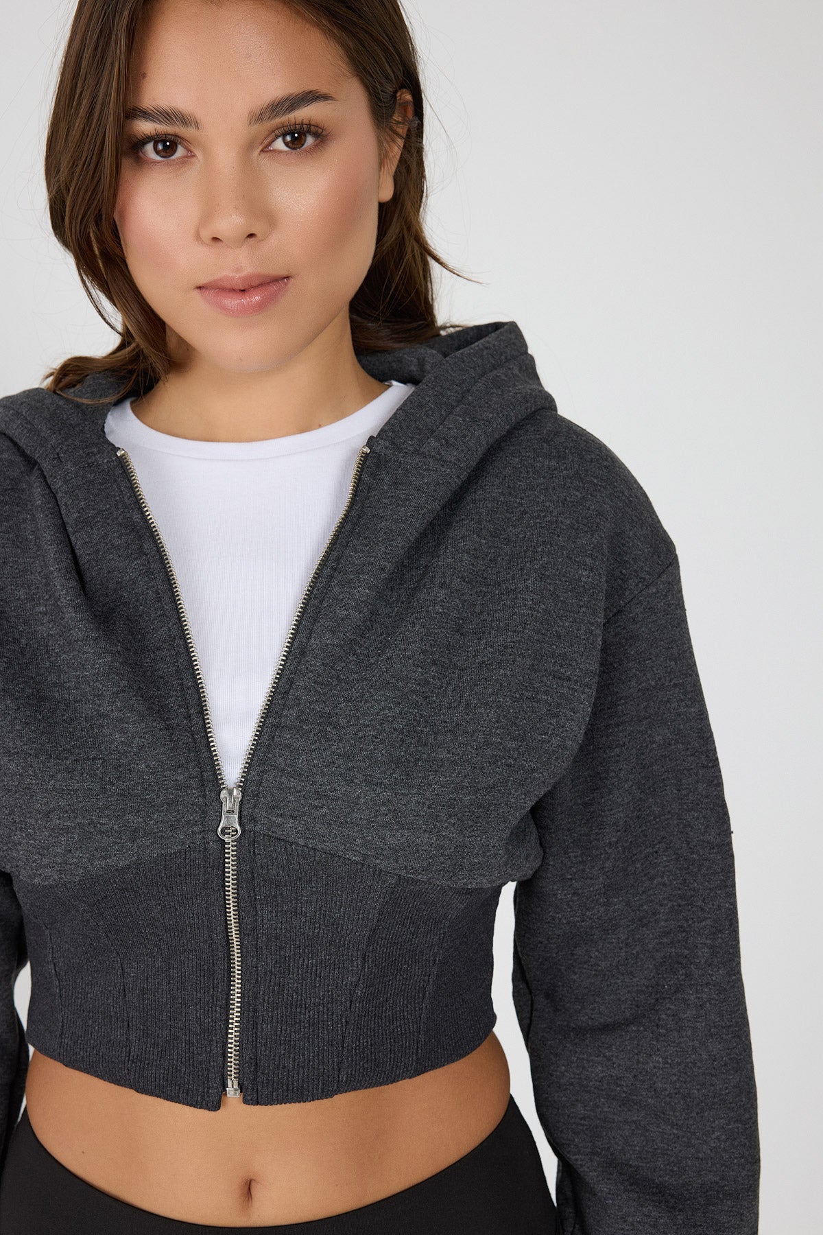 Kapuzenpullover mit Reißverschluss
