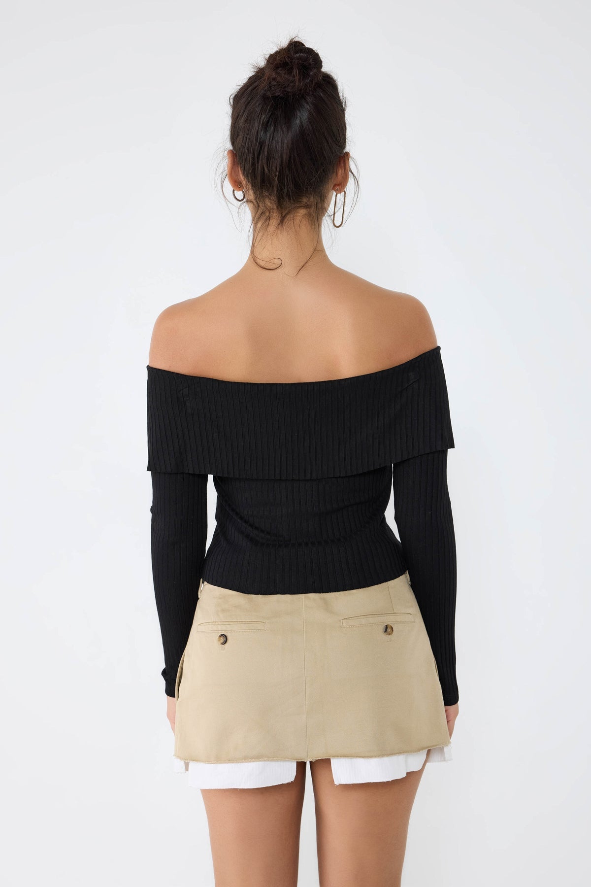 Strickpullover mit Reißverschlussdetail