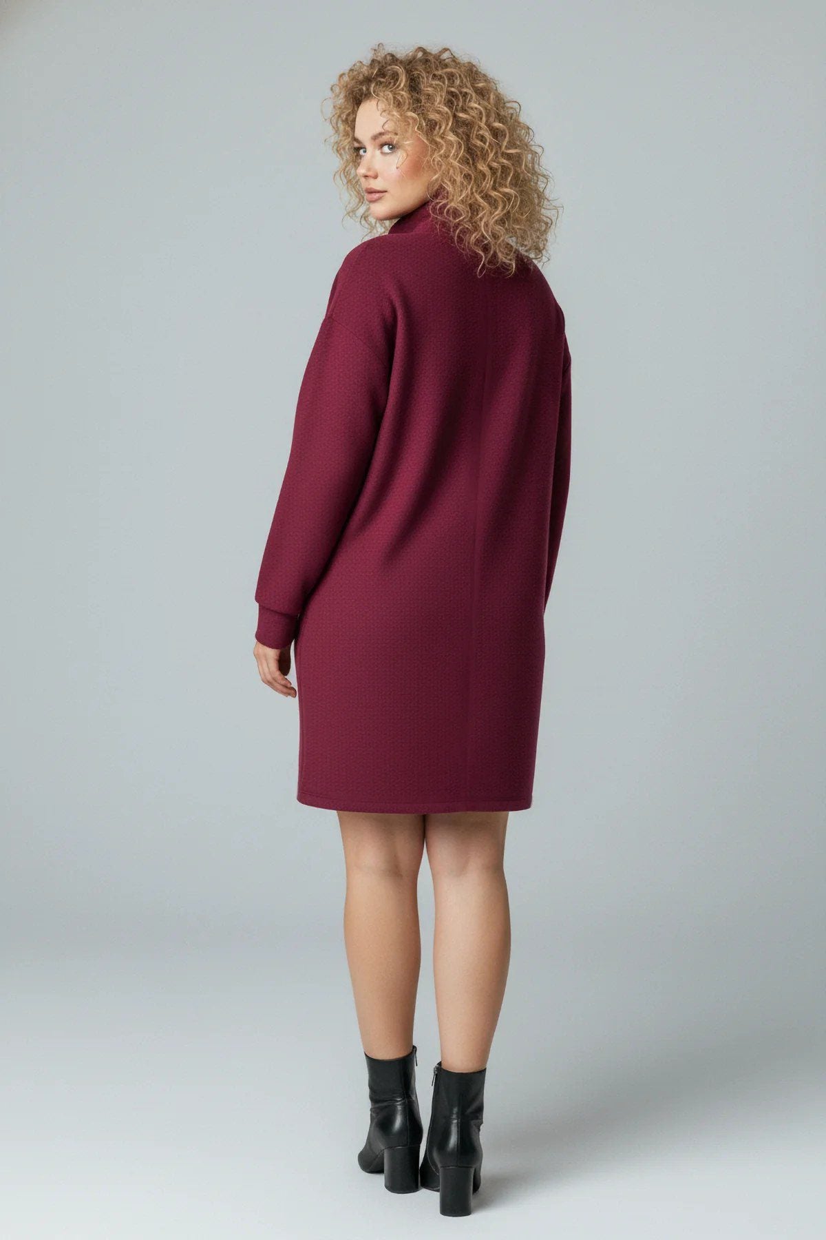 Strickkleid mit Reißverschluss