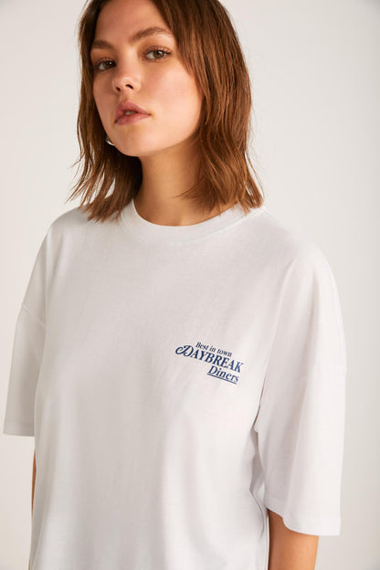 FINOLA Damen Oversized Baumwoll-Shirt