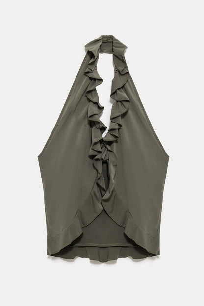 Bluse mit Rüschendetails