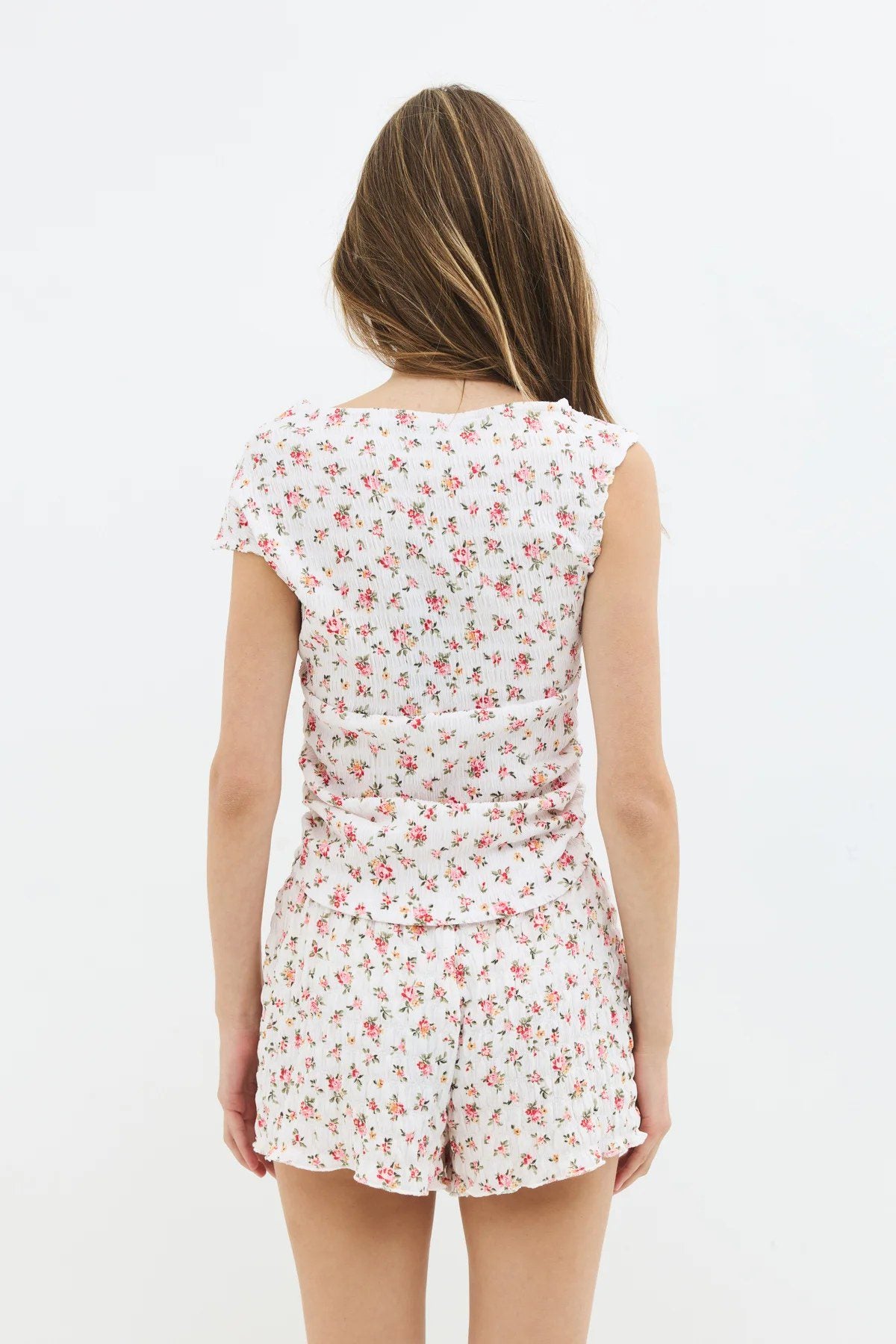 Fit Cut Bluse mit kurzem Ärmel
