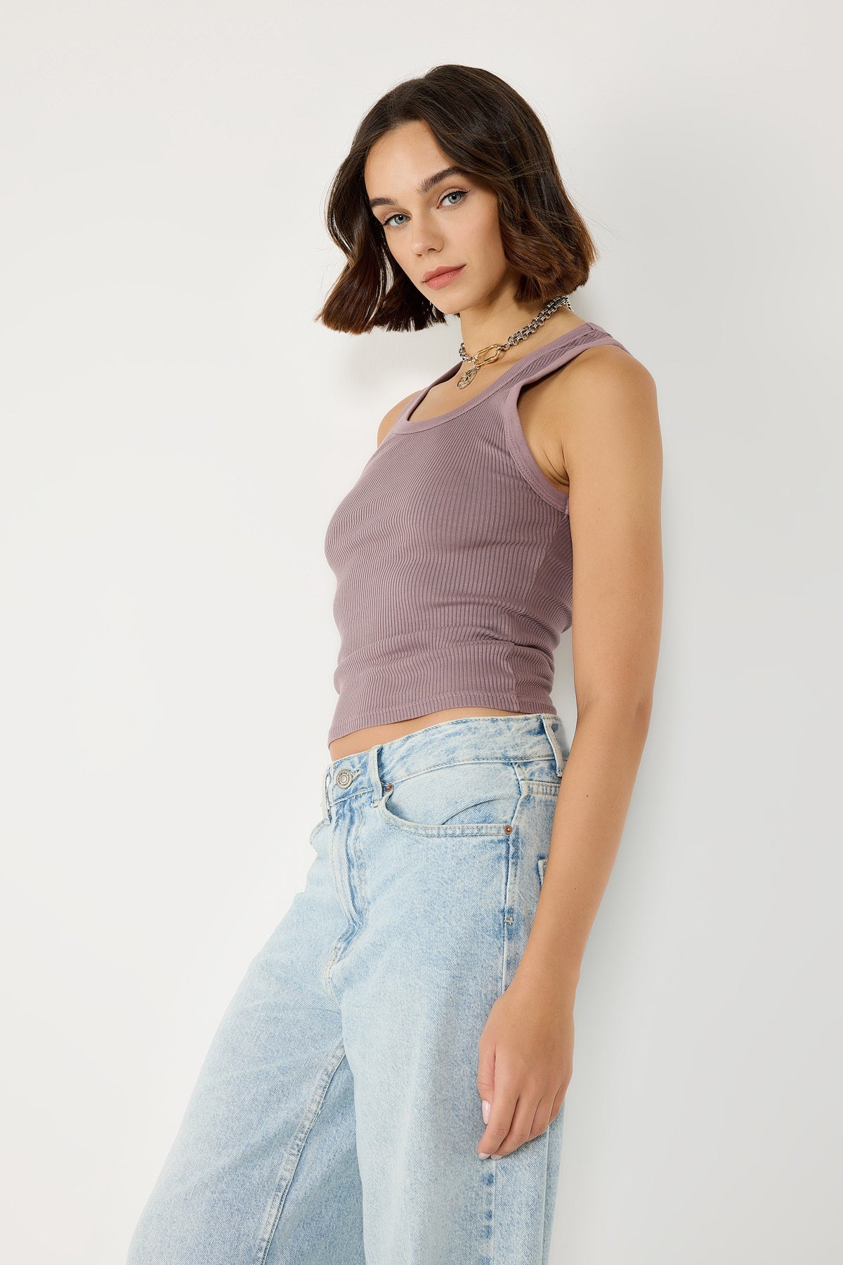 ärmellose Bluse