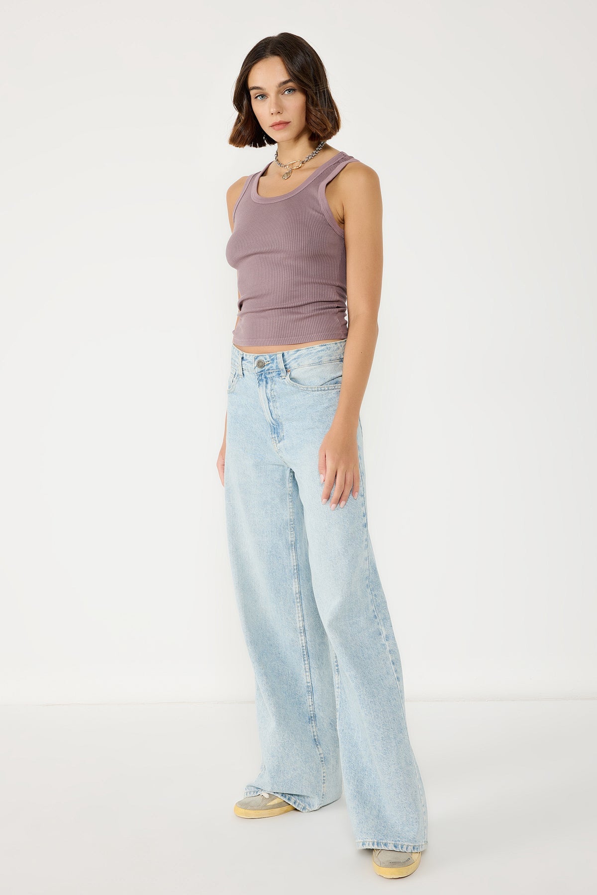 ärmellose Bluse