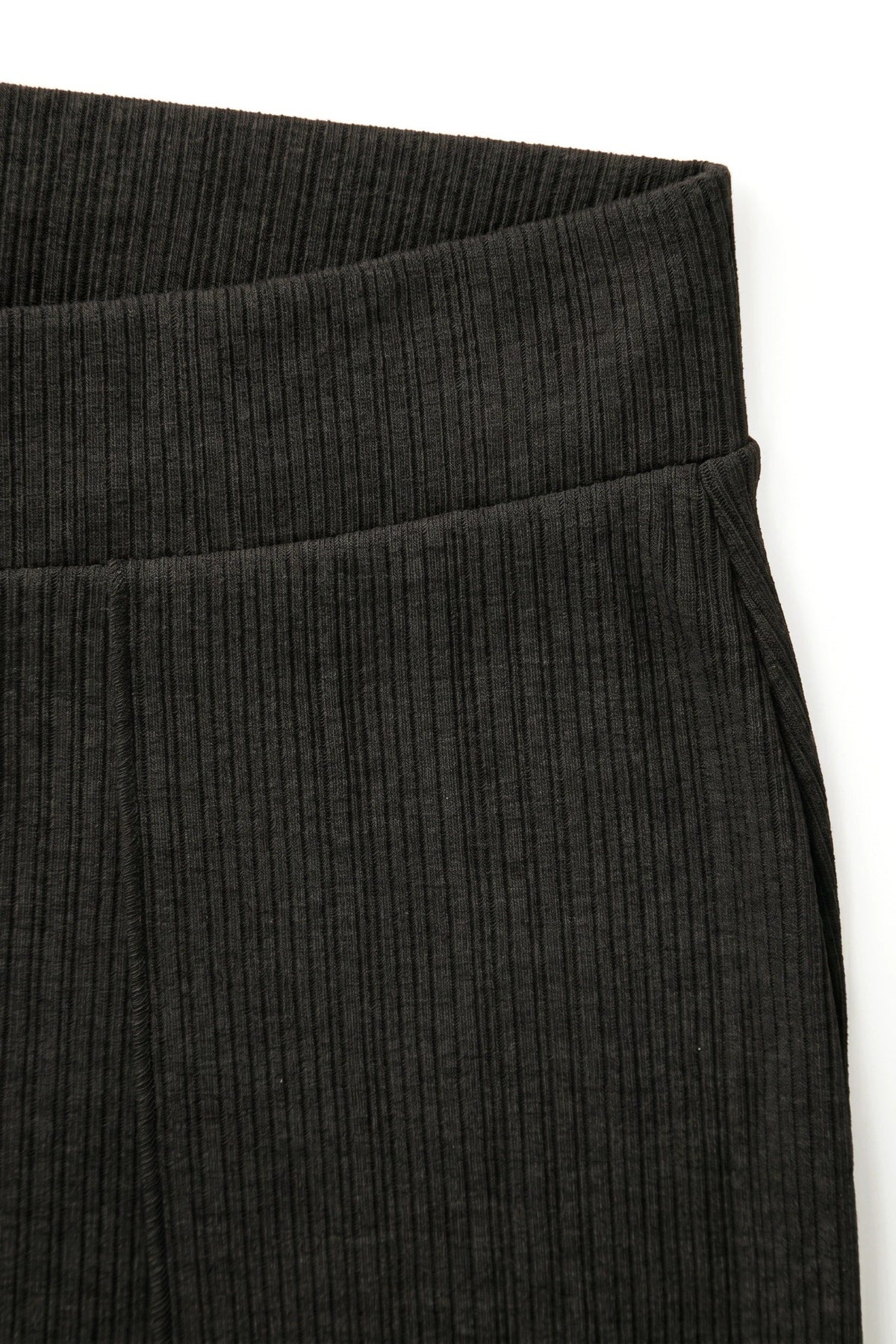 Weite Wickelhose mit Rippstruktur