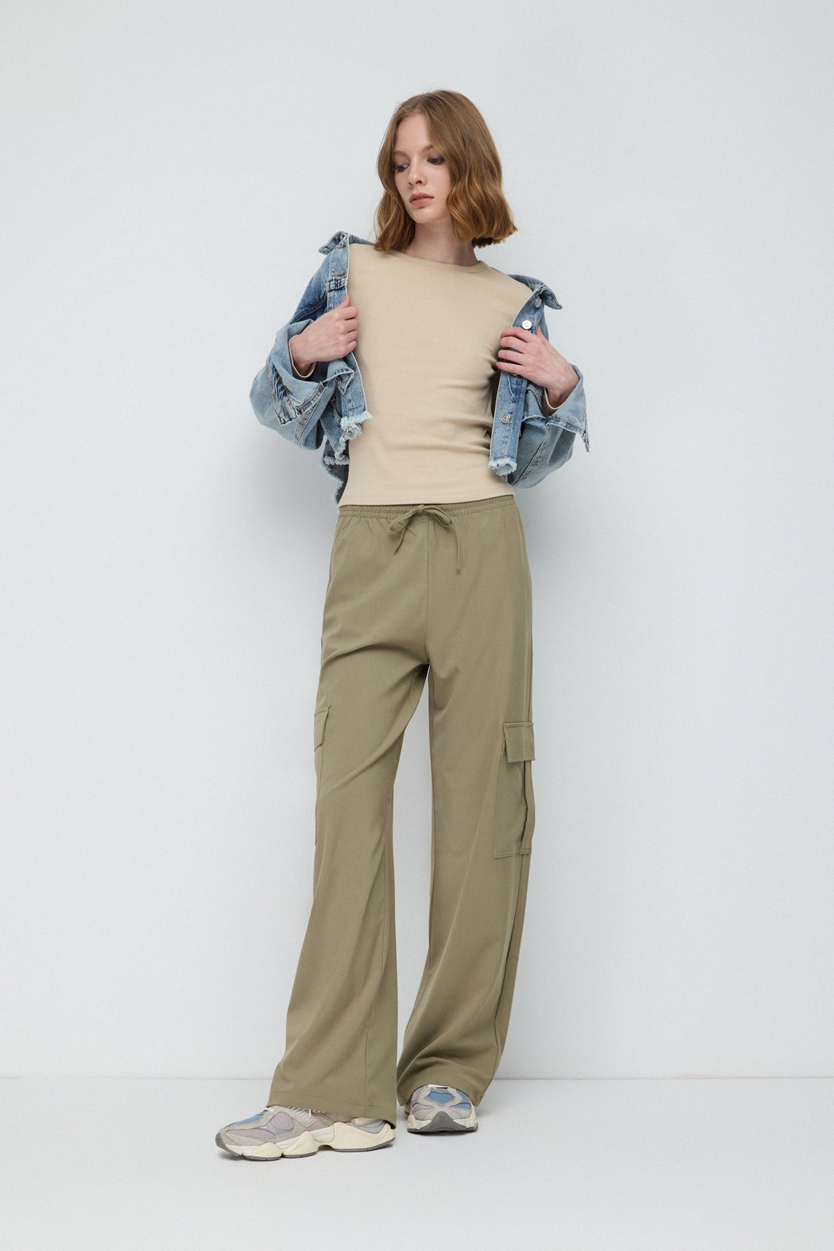 Basic Langarm-T-Shirt