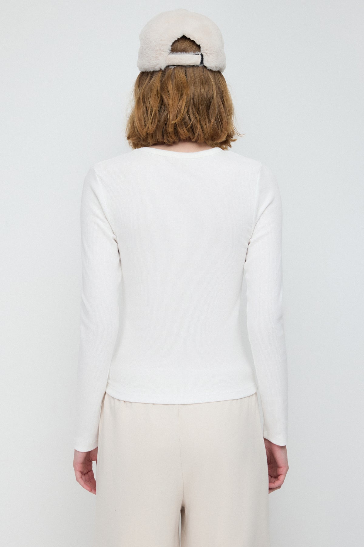 Einfache Langarmbluse