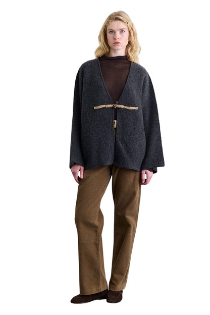 Cordhose mit geradem Schnitt, Kamel