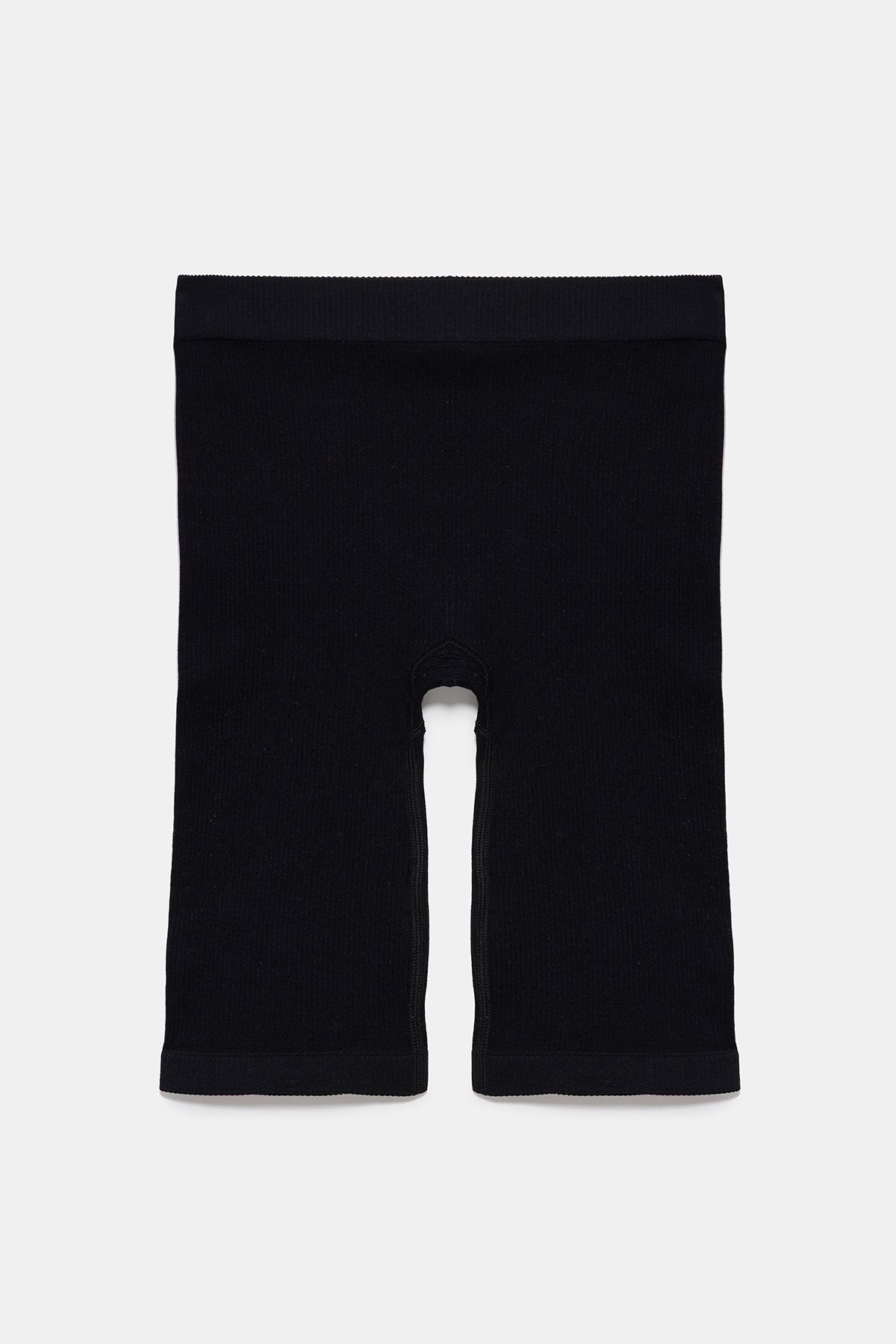 Nahtlose Leggings aus Rippstrick