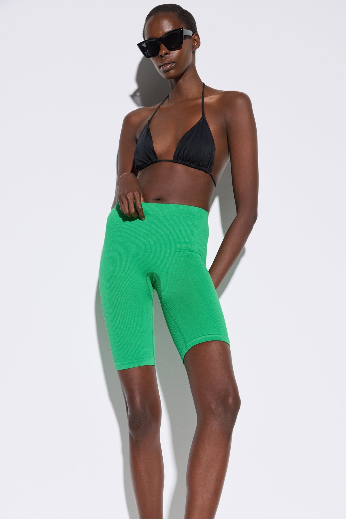 Mini-Leggings mit normaler Taille