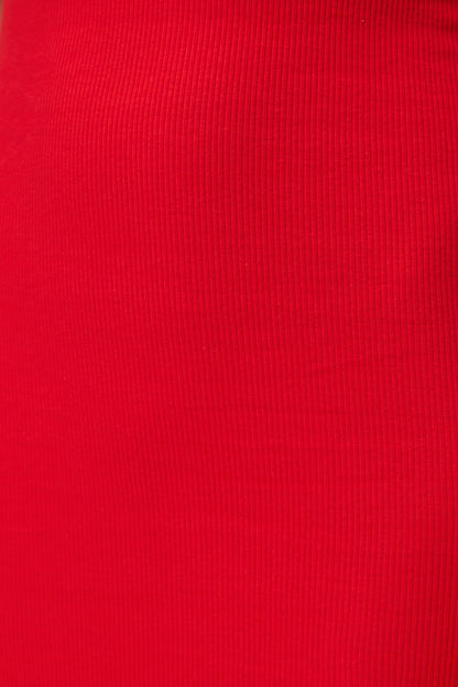 Trägerloses Midikleid