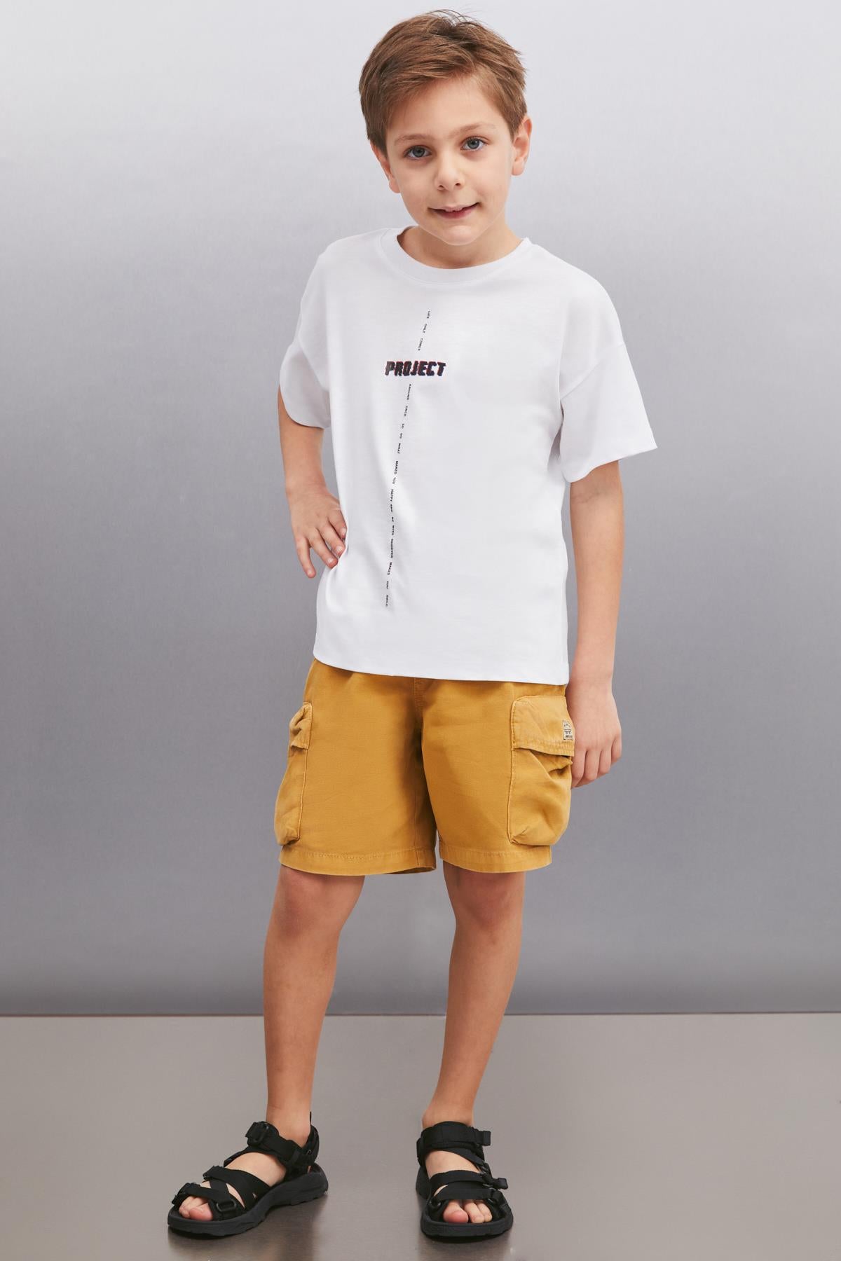 GRIMELANGE FLORENT Jungen T-Shirt Weiß