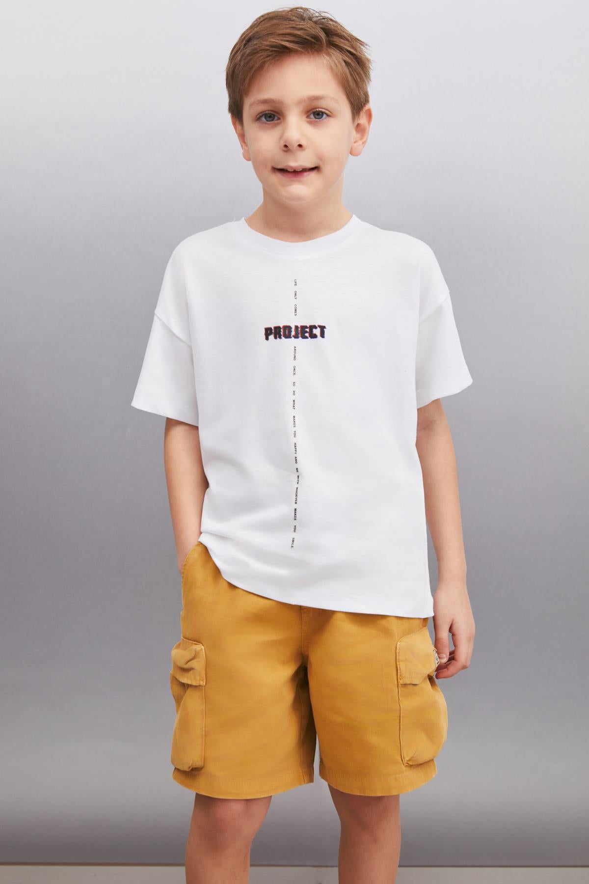 GRIMELANGE FLORENT Jungen T-Shirt Weiß