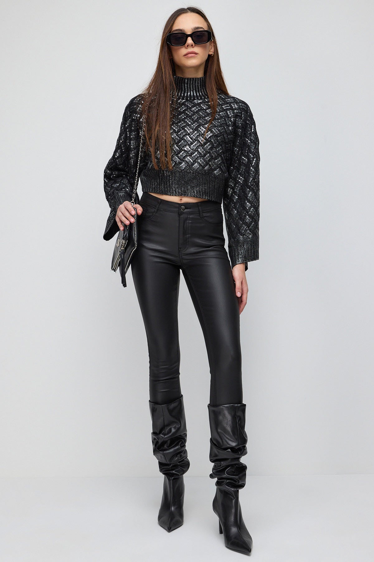Crop-Pullover