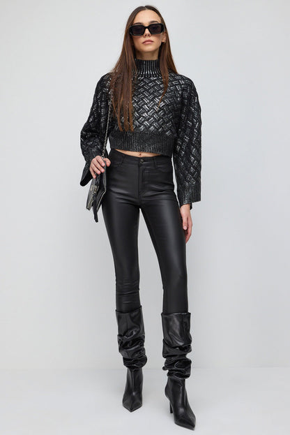Crop-Pullover