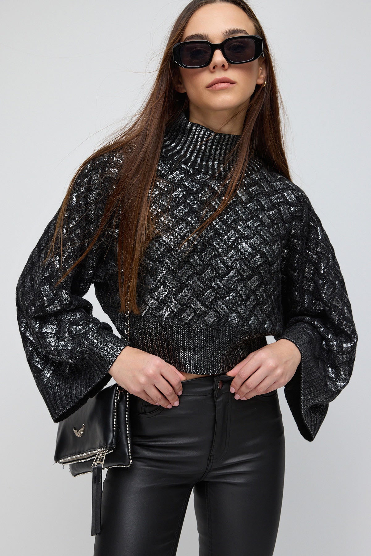 Crop-Pullover