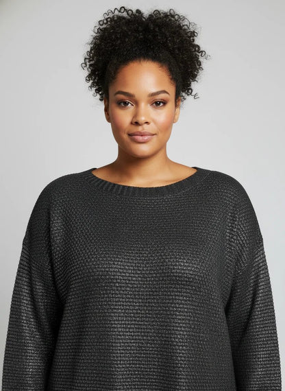 Pullover mit Folienprint