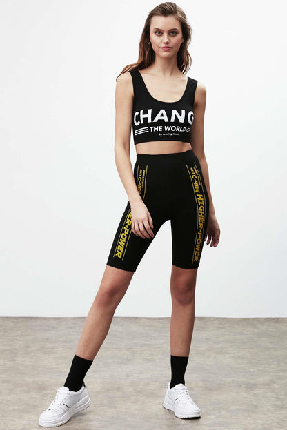 FORCE Damen Strumpfhose Print