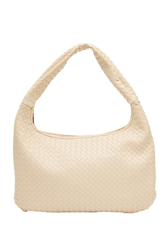Große Stricktasche von Frances, schwarz