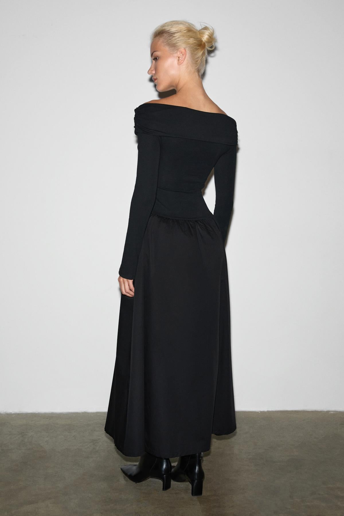 GRIMELANGE FRUENDO Damen Asymmetrisches Kleid Schwarz