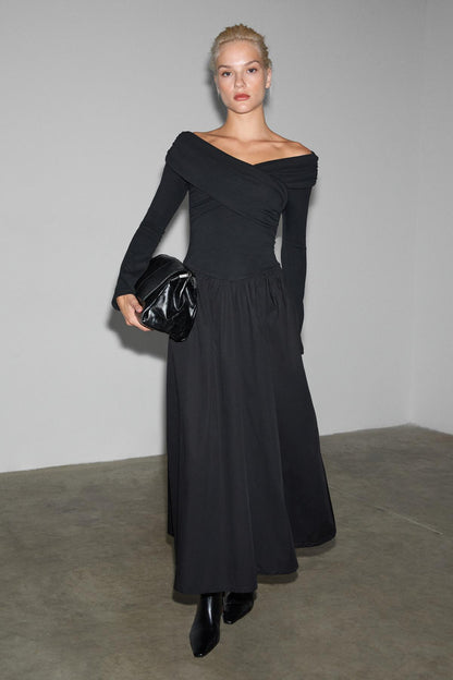 FRUENDO Damen Asymmetrisches Kleid