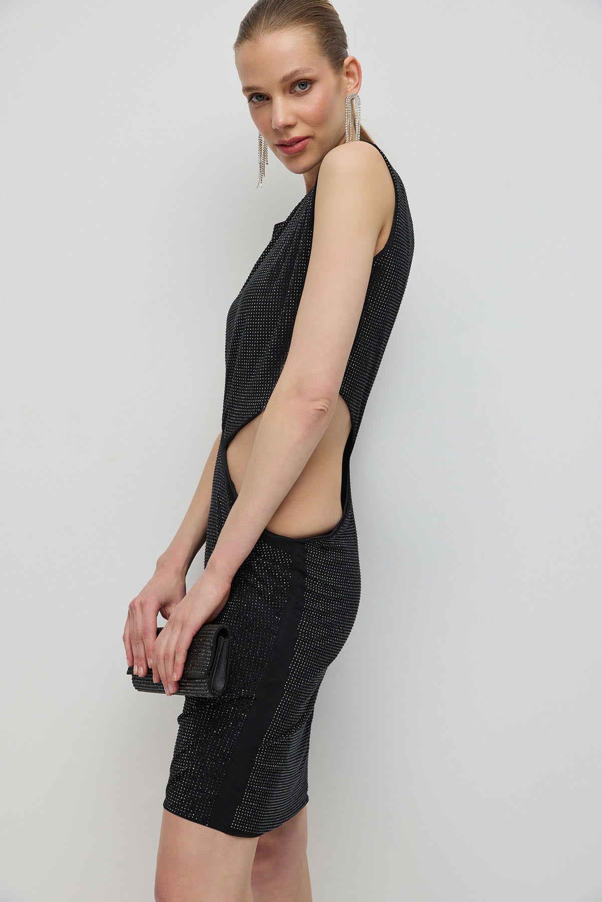 Verziertes Minikleid