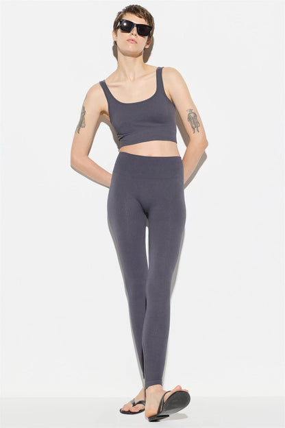 Sportleggings mit hohem Bund