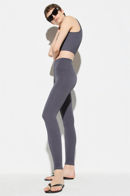 Sportleggings mit hohem Bund