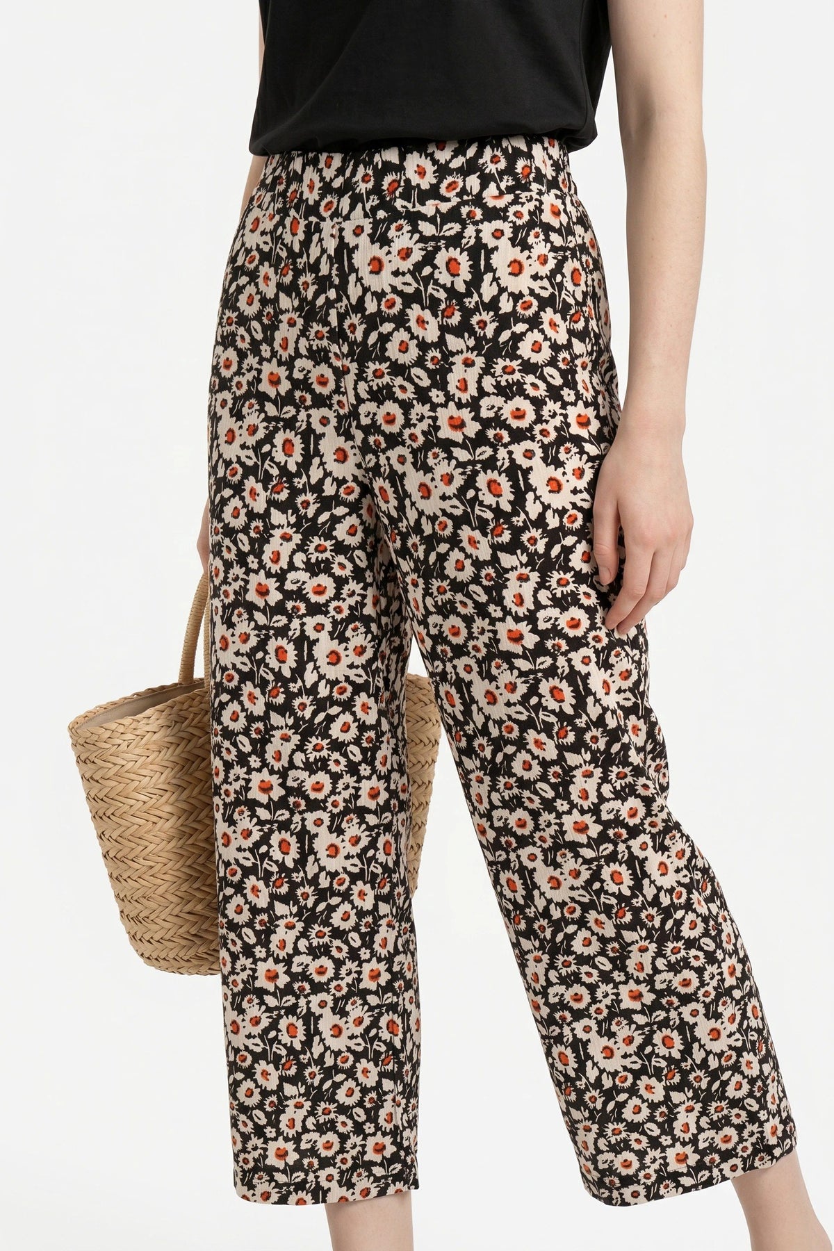 Weite Capri-Hosen