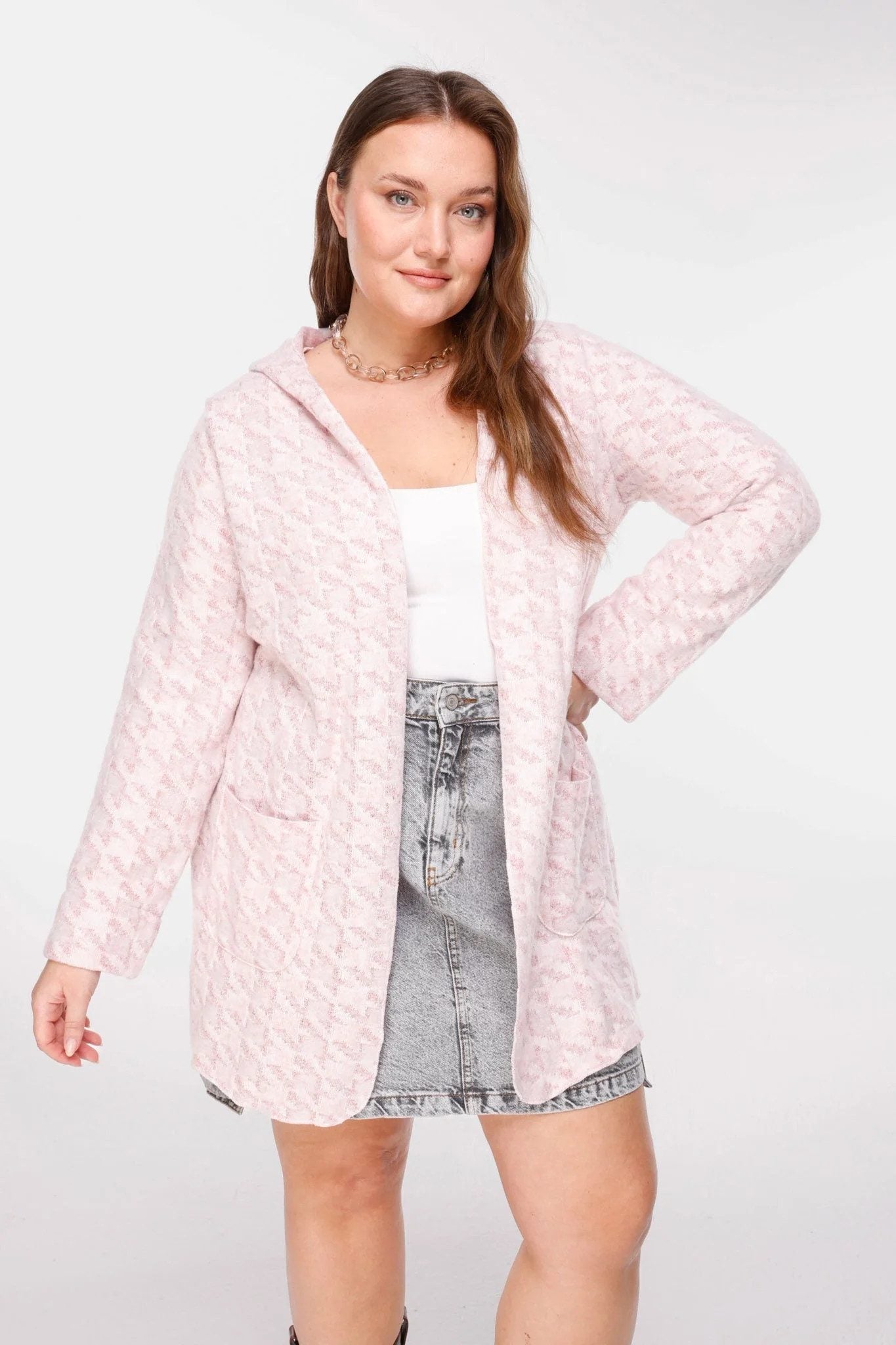 Strickjacke mit Taschen