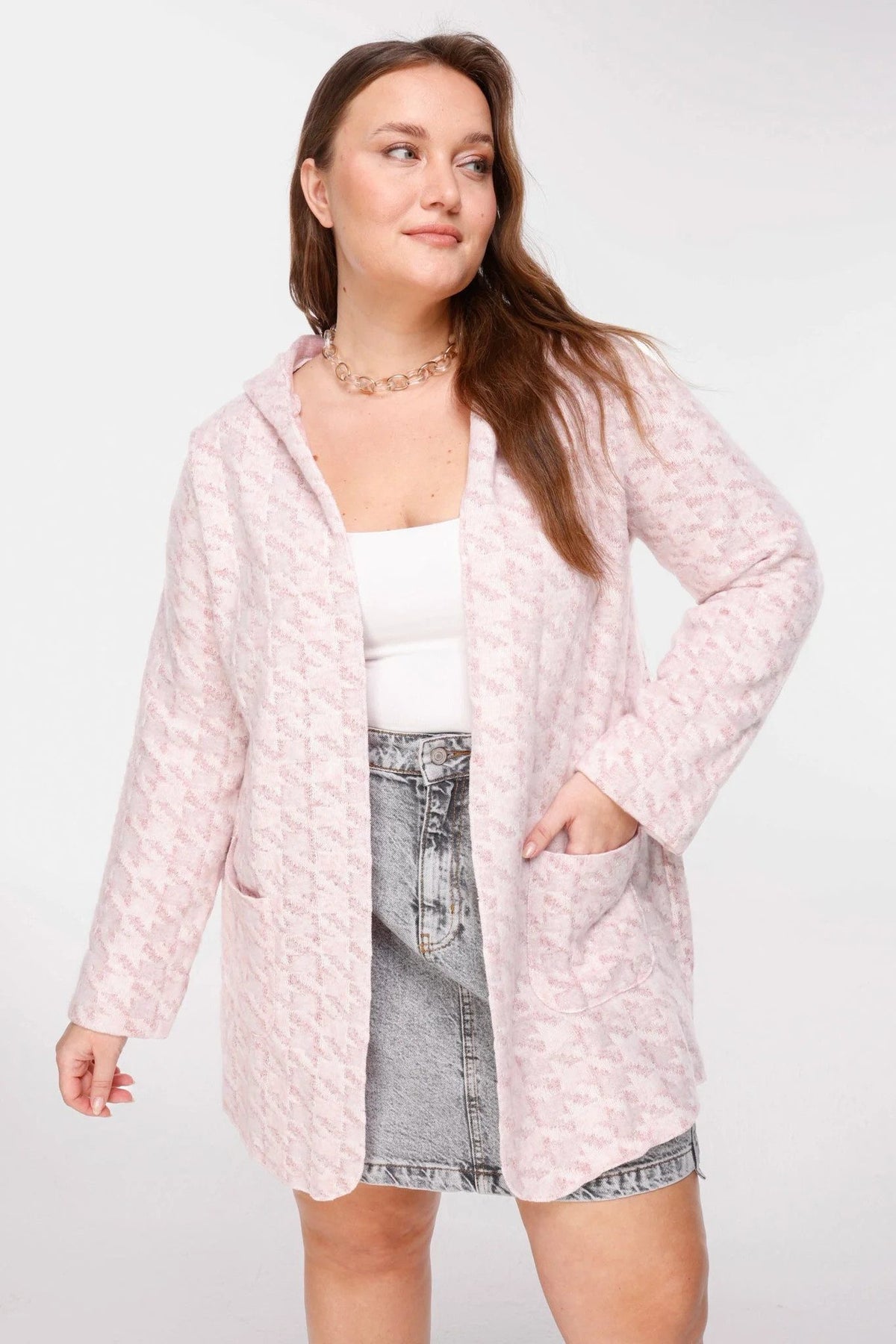 Strickjacke mit Taschen