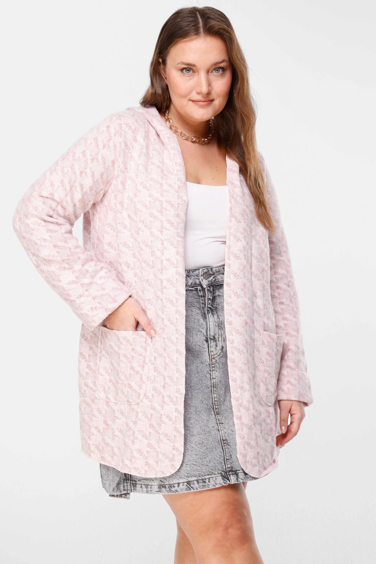 Strickjacke mit Taschen