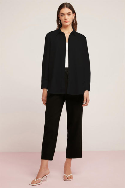 GEORGIA Damen Oversize Baumwollbluse