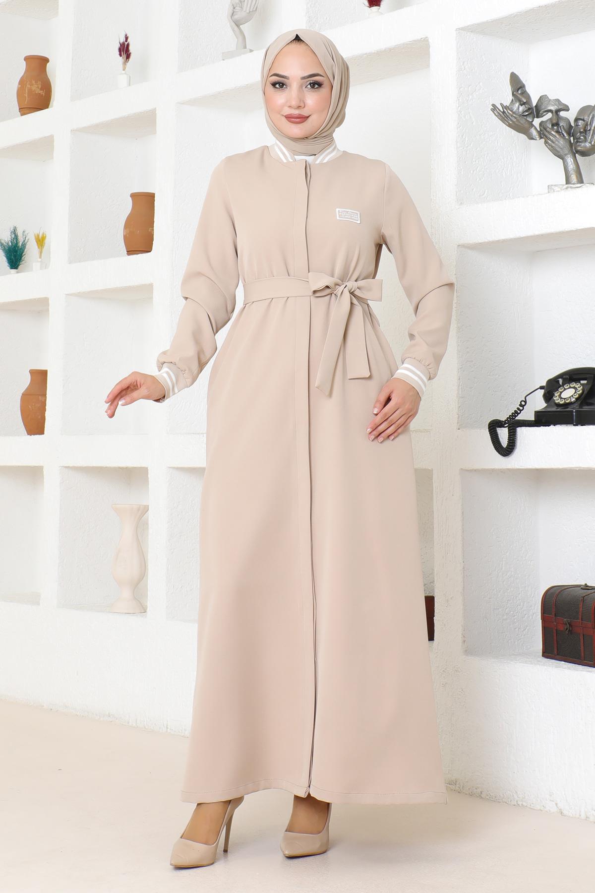 Geknöpfter Ripp-Abaya