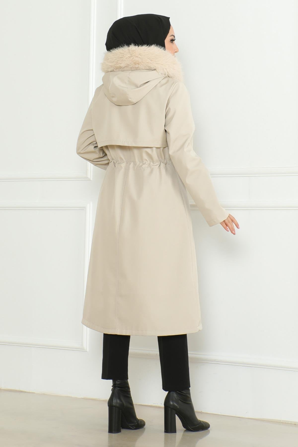 Taba Kapuzenjacke mit verstecktem Reißverschluss 19211