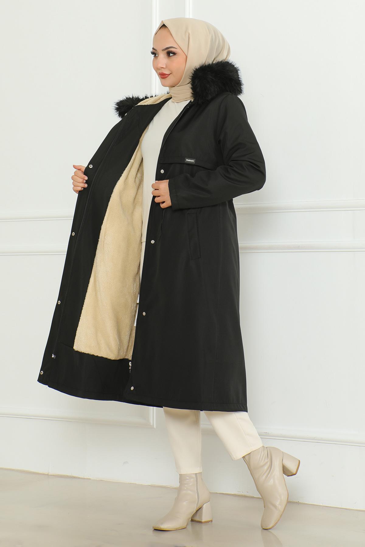 Taba Kapuzenjacke mit verstecktem Reißverschluss 19211