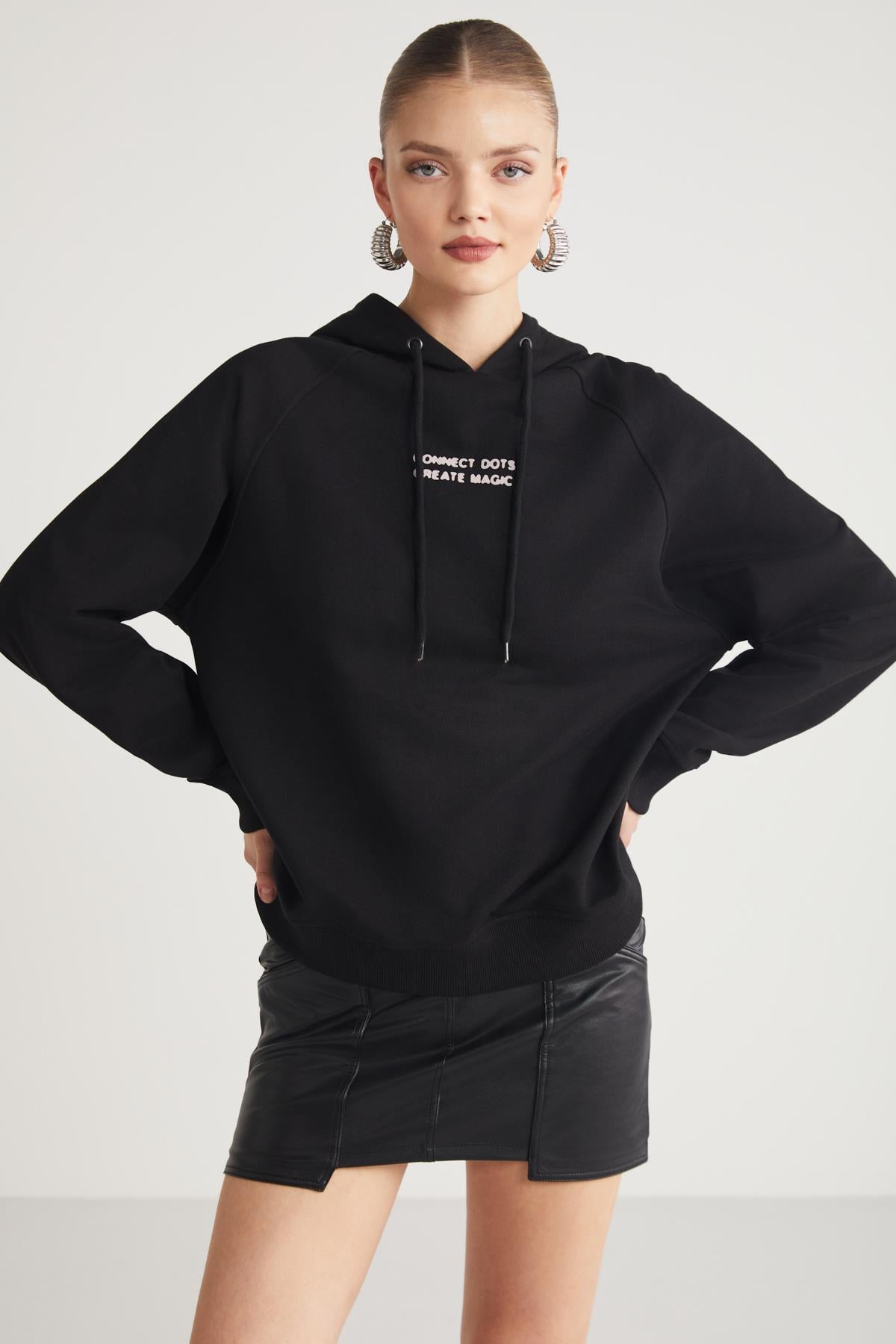 GLACE Damen Kapuzensweatshirt