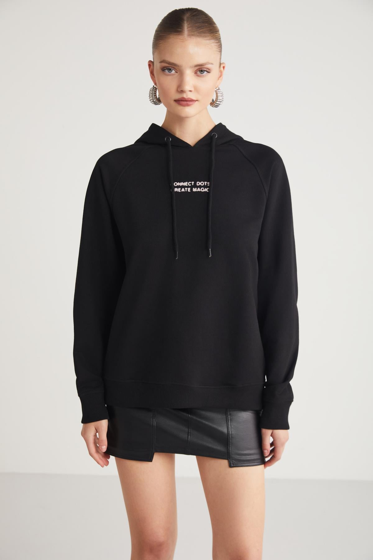 GLACE Damen Kapuzensweatshirt