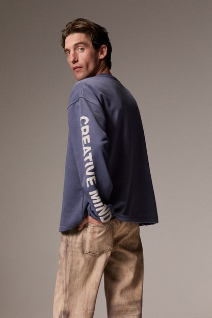 GRATEFUL Herren Bedrucktes Sweatshirt