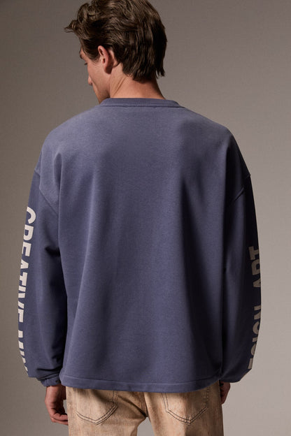 GRATEFUL Herren Bedrucktes Sweatshirt