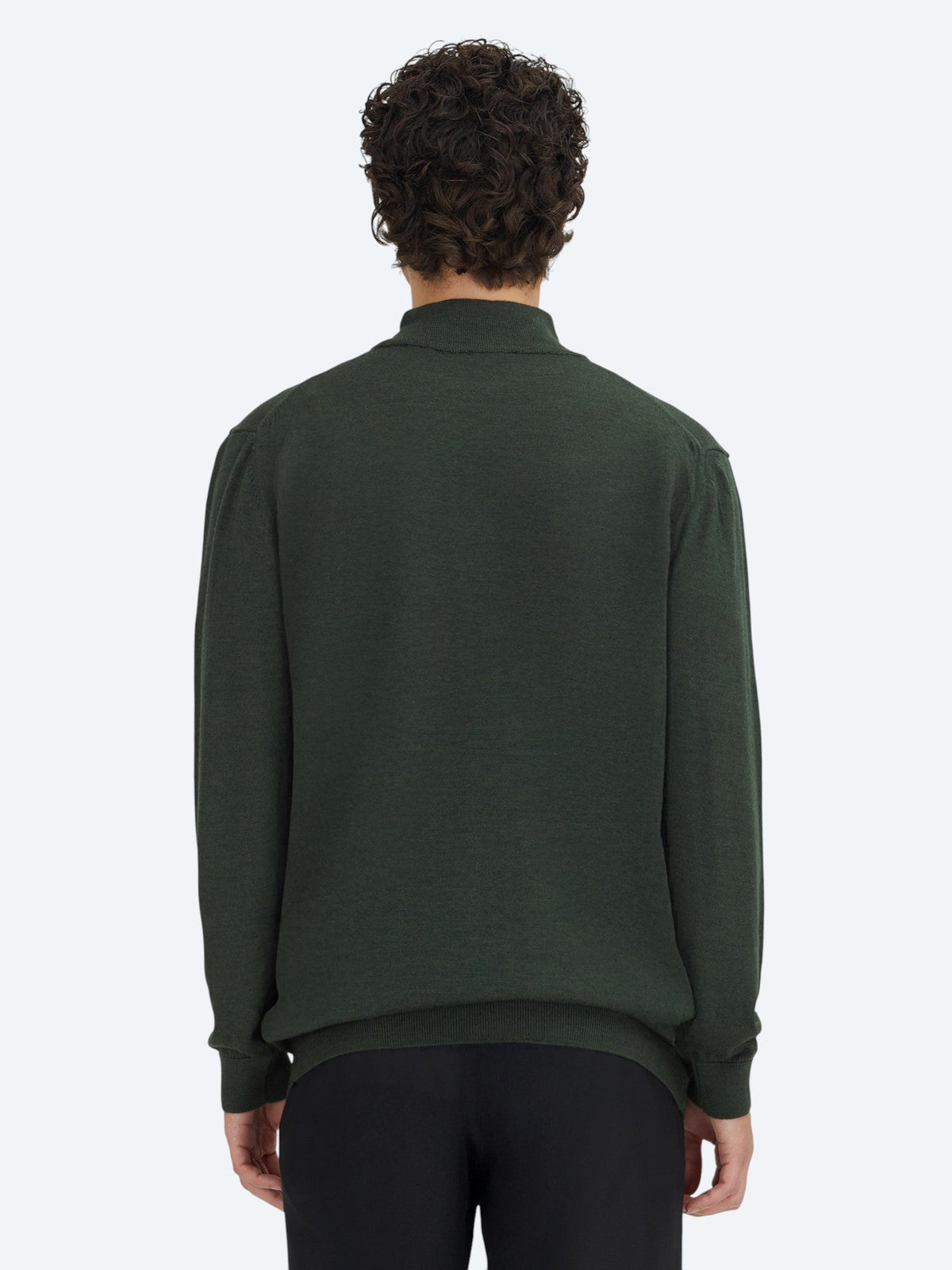 Grüner Strickpullover