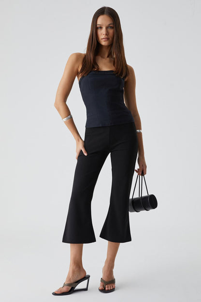 GRESAS Damen Slim Ärmellos Bustier