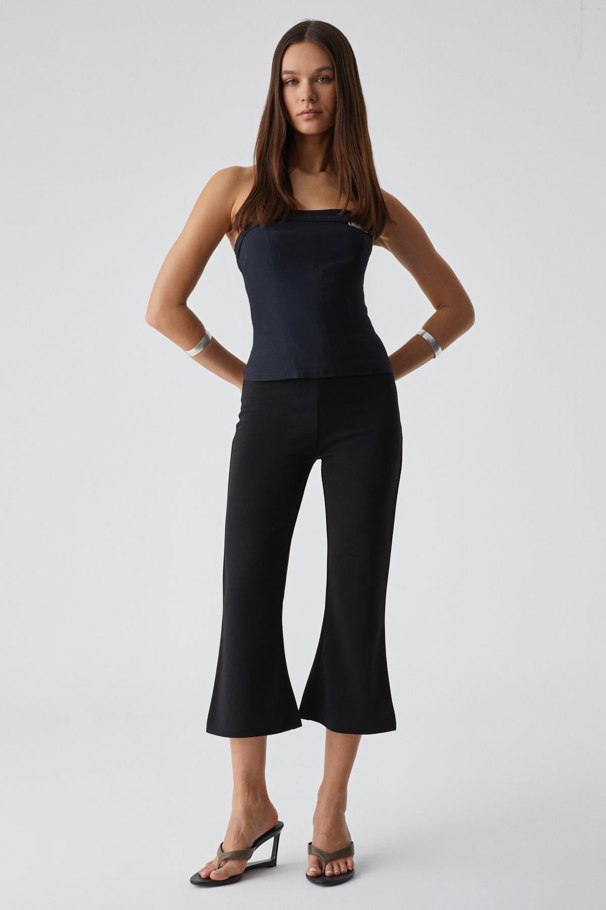 GRESAS Damen Slim Ärmellos Bustier
