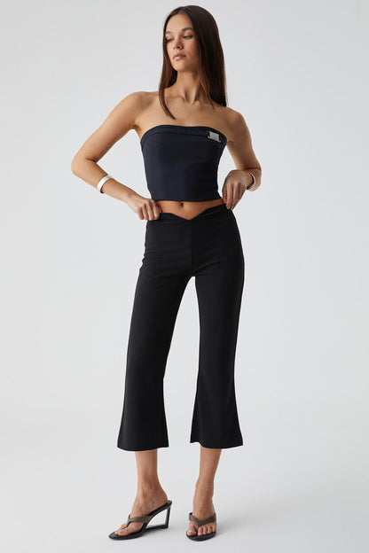 GRESAS Damen Slim Ärmellos Bustier