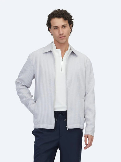 Grau Overshirt