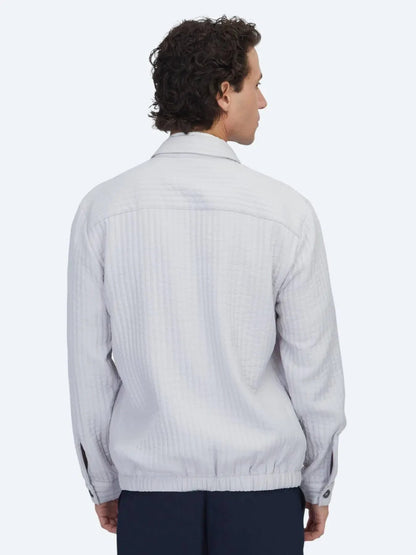 Grau Overshirt