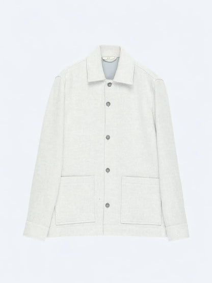 Grau Overshirt