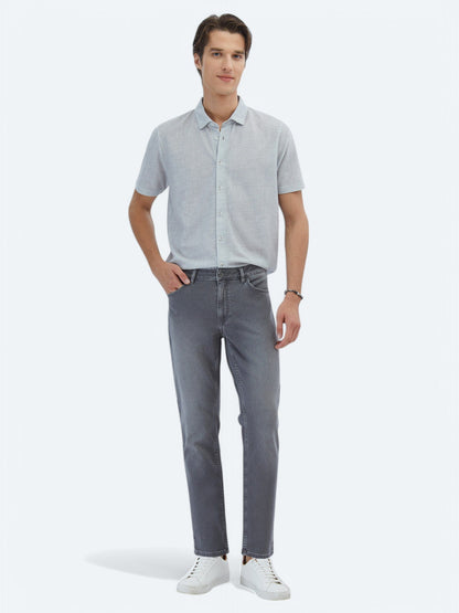 Gemustertes Regular Fit Freizeithemd