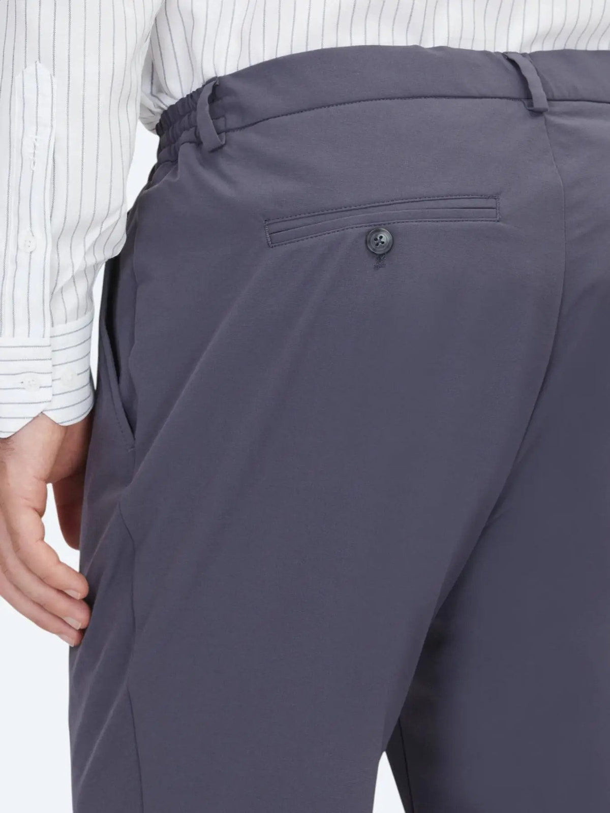 Graue Jogginghose mit Webmuster